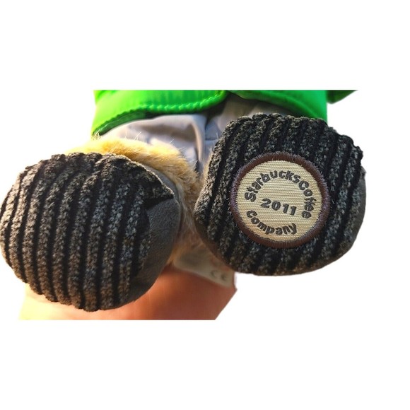 Starbucks Coffee Bearista Teddy Bear Plush 2011 104th Edition Trapper Hat Winter - Picture 2 of 12